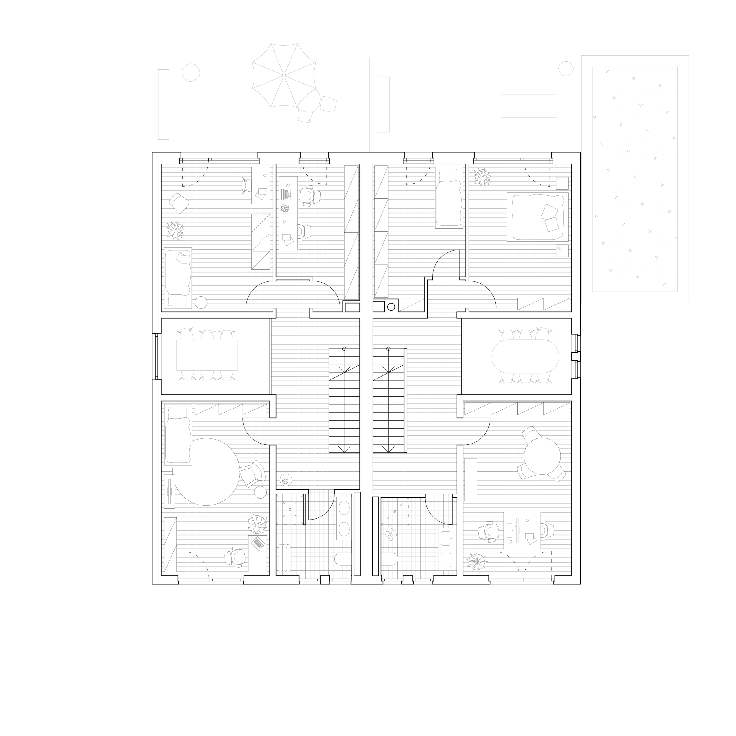 Grundriss vom ersten Obergschoss von Hir17