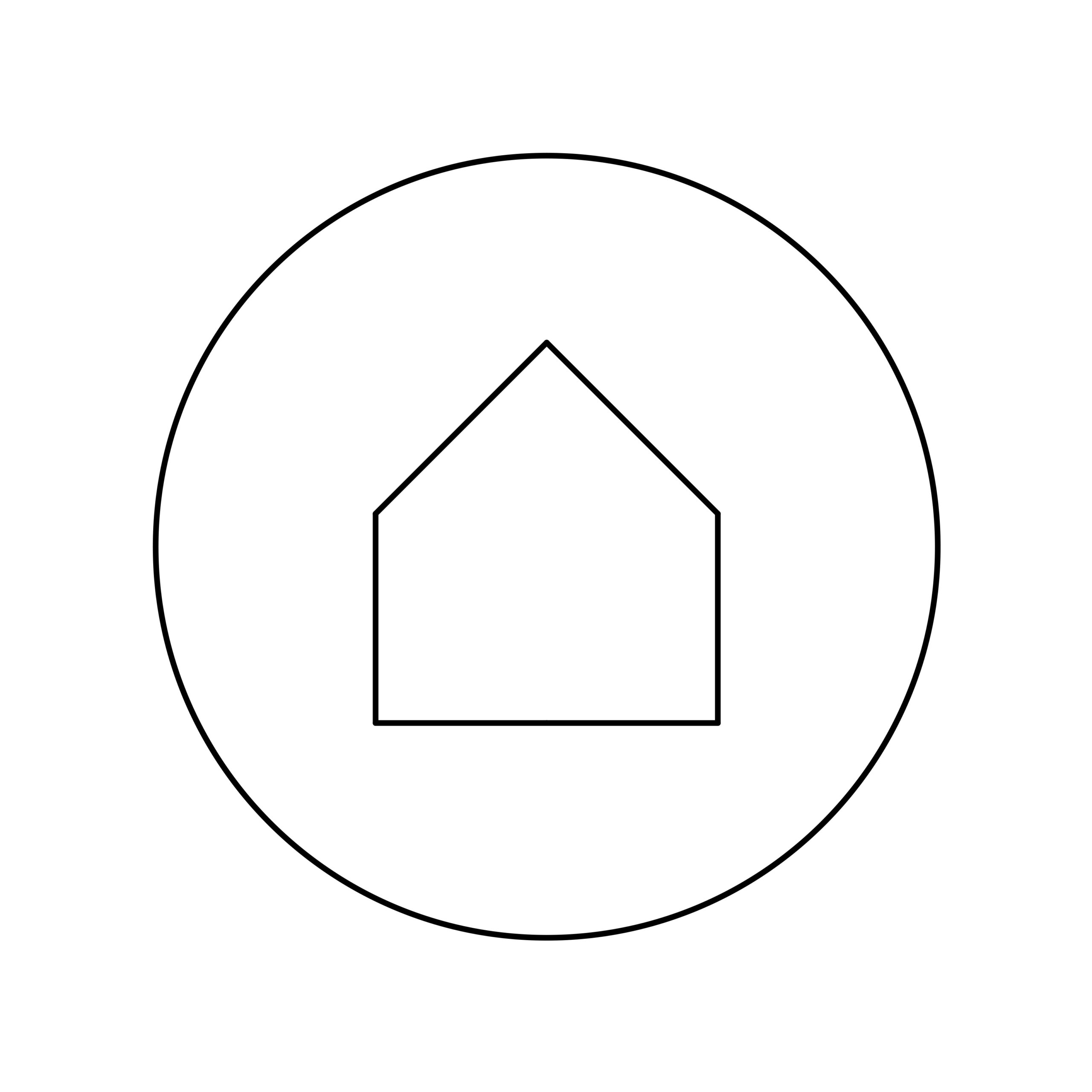 Piktogramm von einem Haus