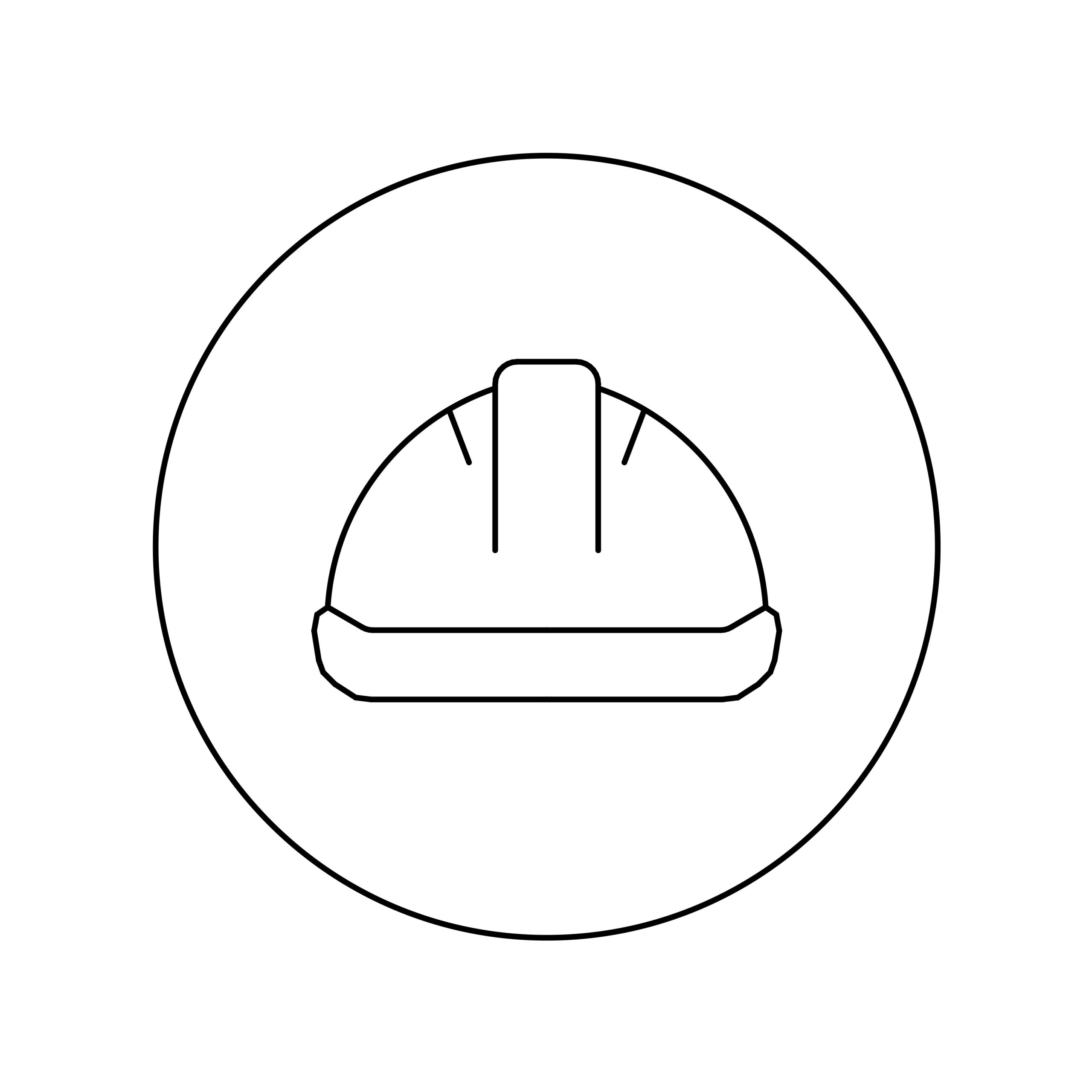 Piktogramm von einem Baustellenhelm
